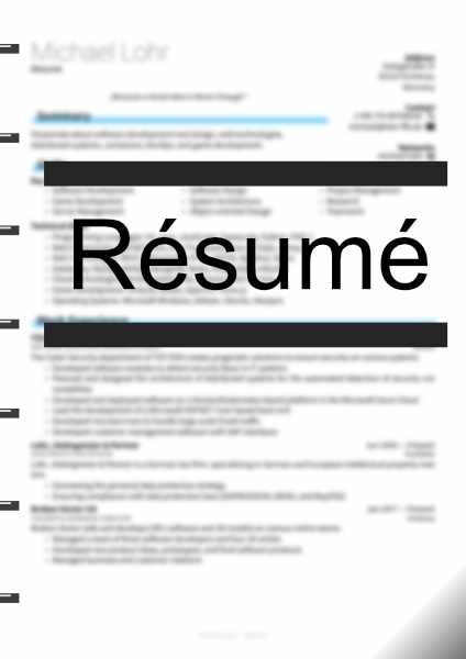 Resume image