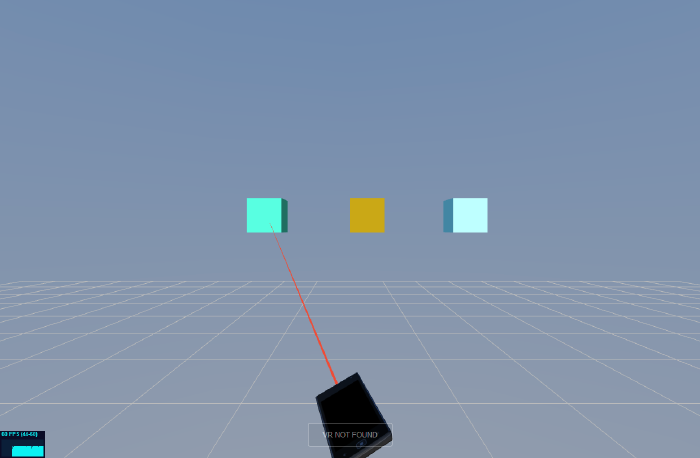 Screenshot of the laser pointer experiment